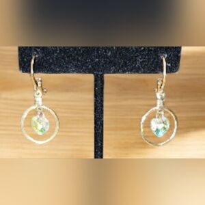 Crystal Heart Earrings